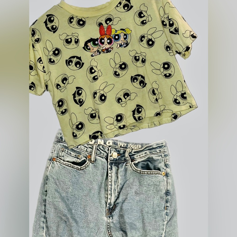Powerpuff Girls Cropped-Tee💛